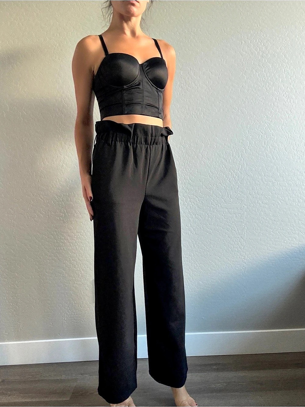 Black Wide Leg Pants Like New